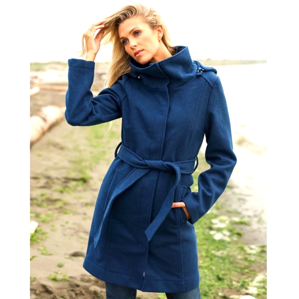 LEXI WATERPROOF WOOL COAT | MIA MELON